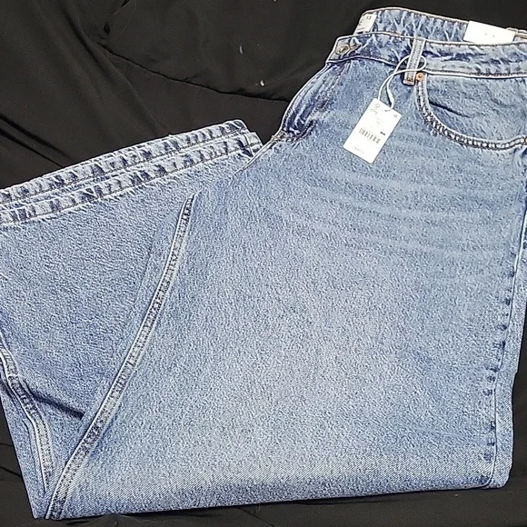 NWT Size 13 Ardene Off Duty Low Rise Wide Leg Jean - Picture 7 of 7